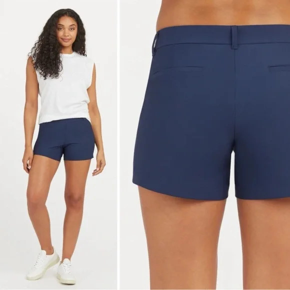 Spanx‎ Sunshine Short 4" Size Large (3 Pair Lot) Pull-On Stretch Summer Travel - Picture 15 of 15